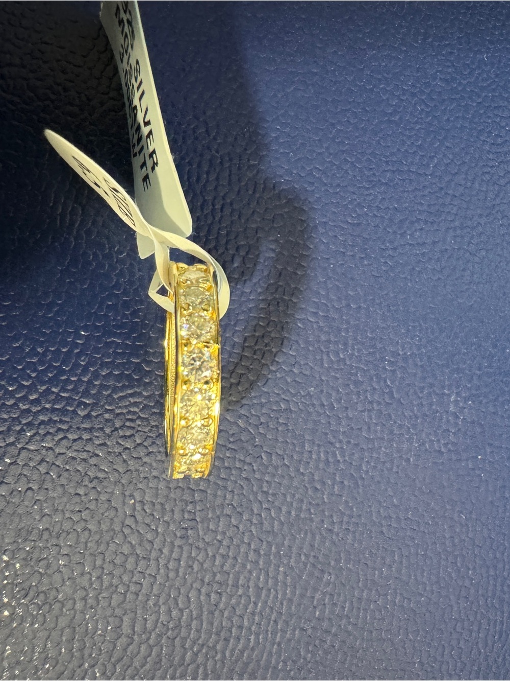 Gold Crystal Pavé Hoop Earrings - Women Jewelry